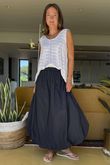 The Moxie Bubble Skirt Navy